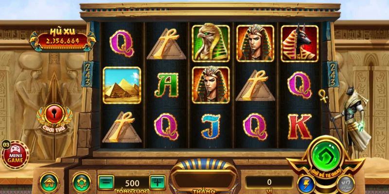 Game nổ hũ bí mật Cleopatra Vicclub có cốt truyện xoay xung quanh nhân vật Cleopatra