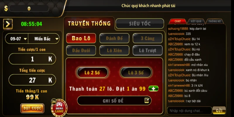 Hướng dẫn từng bước chơi lô đề 1 ăn 900 Vicclub