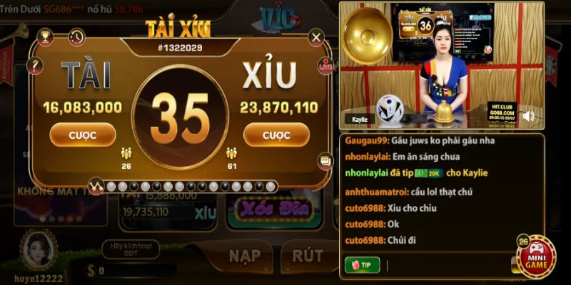 Công nghệ hiện đại trong sảnh live casino Vicclub